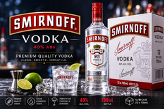 Smirnoff Vodka 40% – Wholesale Carton 斯米诺伏特加 | 12 × 700ml | 40% ABV