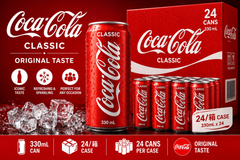 Coca-Cola Classic – Wholesale Carton 可口可乐经典 | 24 × 330ml Cans